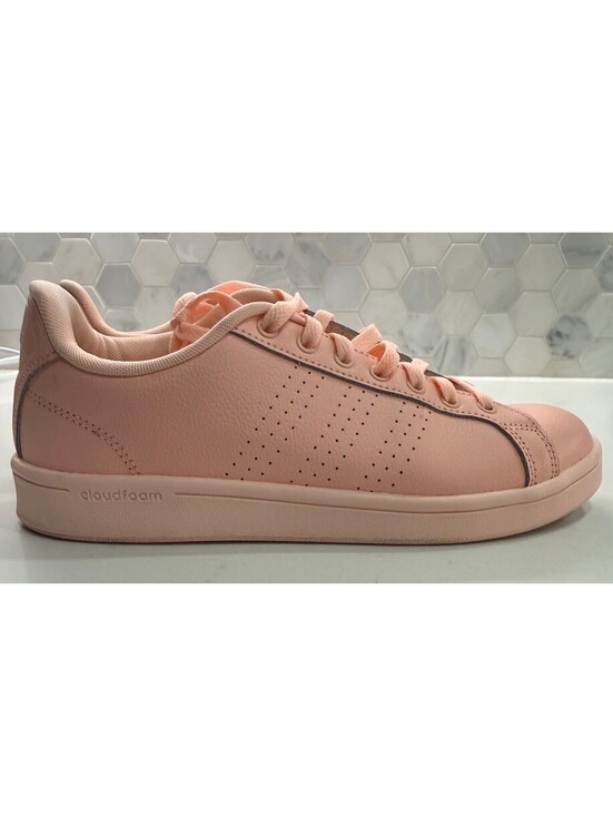 Shoes - Adidas Neo Cloudfoam Coral Pink Sneakers Size 8.5